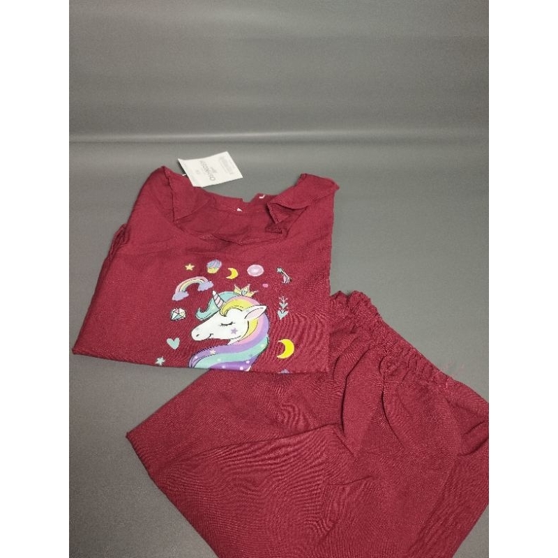 one set anak bahan crinkle adem