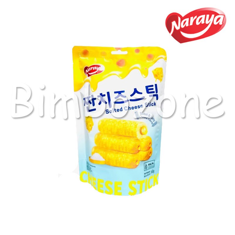 

Naraya Salted Cheese Stick 60g Snack Stick Rasa Keju Rice Crackers Stick