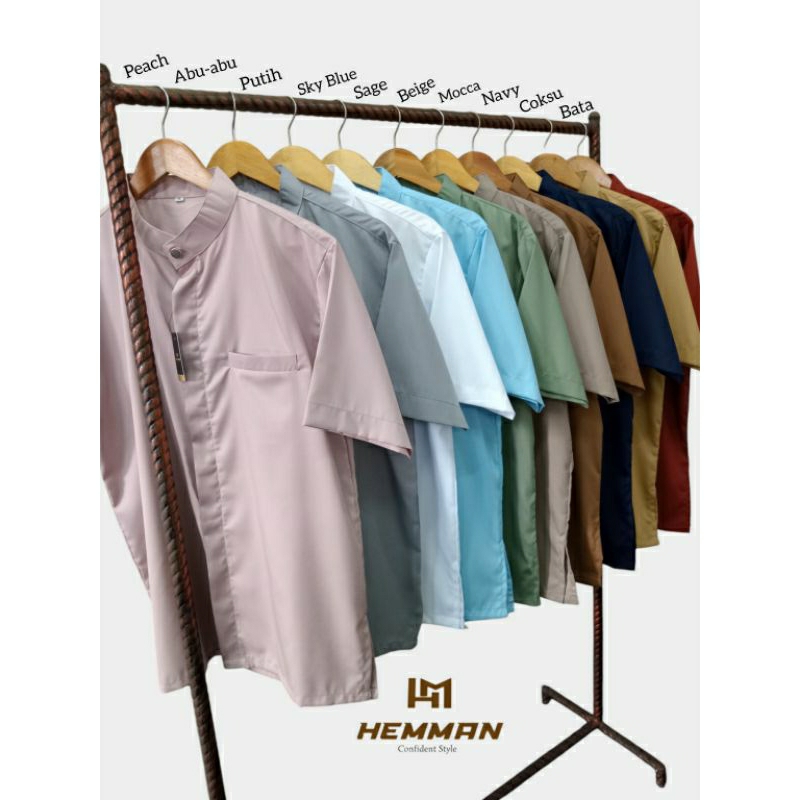 Baju Semi Safari Baju Adat Bali Pria Bahan Toyobo Lengan Pendek Dewasa