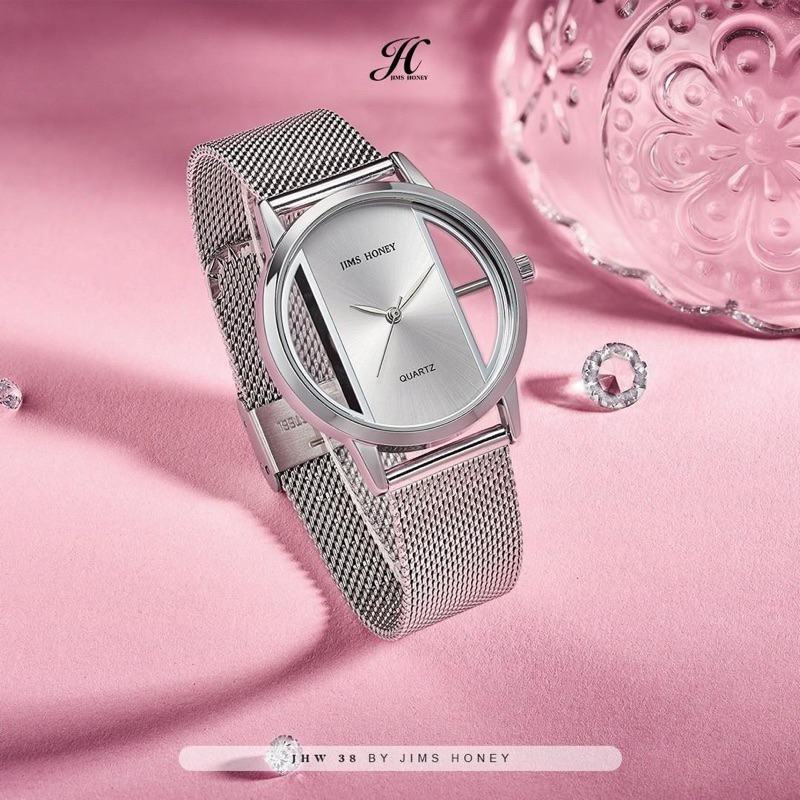 JHW 38 FREE BOX BY JIMS HONEY / JAM TANGAN WANITA / JAM TANGAN RANTAI / PURBALINGGA / PURWOKERTO
