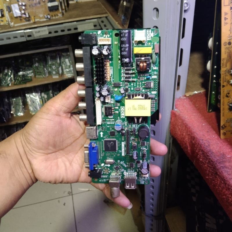 AKARI LE25V89 MAINBOARD - MESIN TV - MOTHERBOARD - MB TV LED AKARI LE-25V89