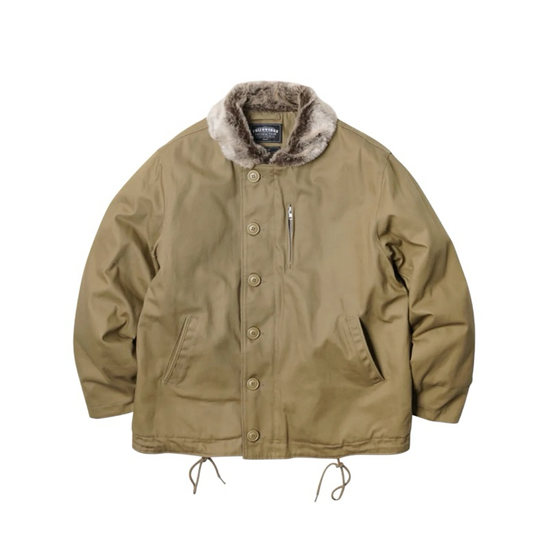 Frizmworkss Edgar N-1 Deck Jacket - Beige