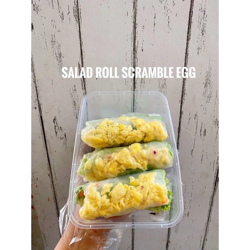 

Salad Roll Scramble Egg