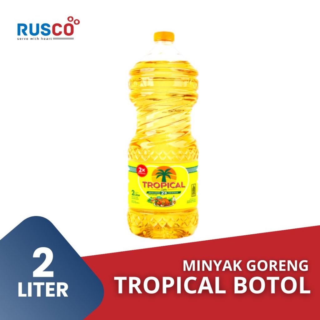 

Minyak goreng Tropical botol 2 liter murah - Ruscomart