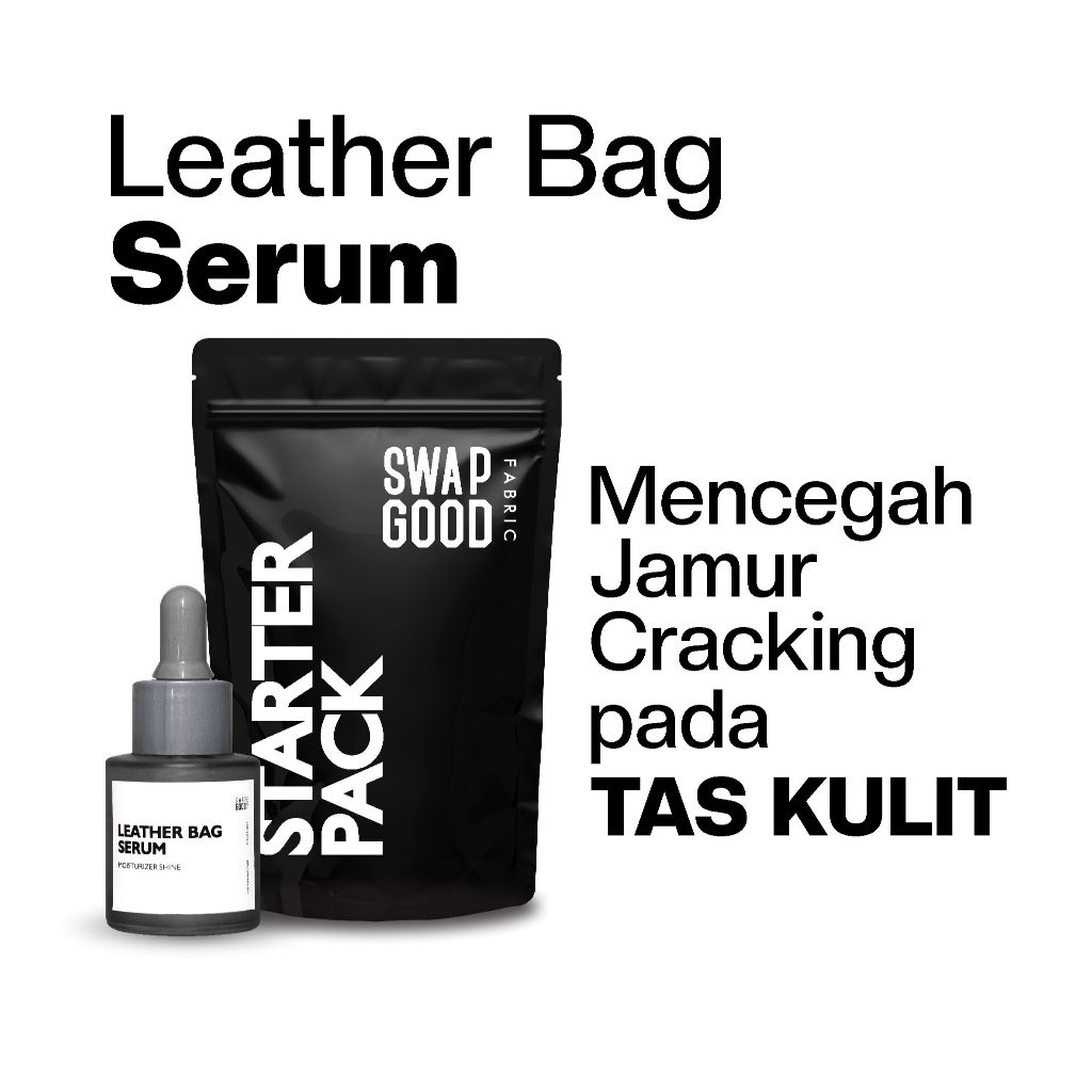 SWAP GOOD Anti Jamur Tas Kulit Leather Bag Serum 20ml Perawatan Tas Kulit
