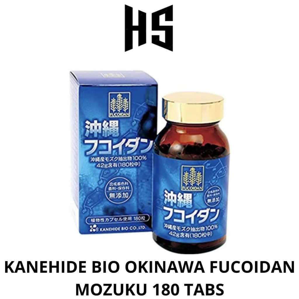 Kanehide Bio Okinawa Fucoidan Mozuku 180 Capsules original Japan