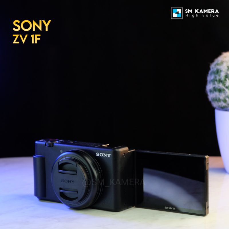 NEW BARU | SONY ZV-1F BLACK HITAM KAMERA VLOG KAMERA YOUTUBER KAMERA JERNIH MURAH KAMERA CONTENT CRE