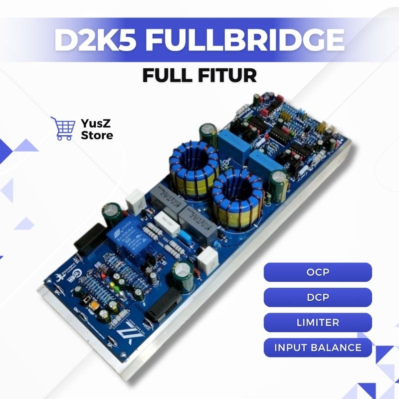 Class D 2k5 Fullbridge D2K5 Dobel Feedback Kit Power Amplifier + limiter.