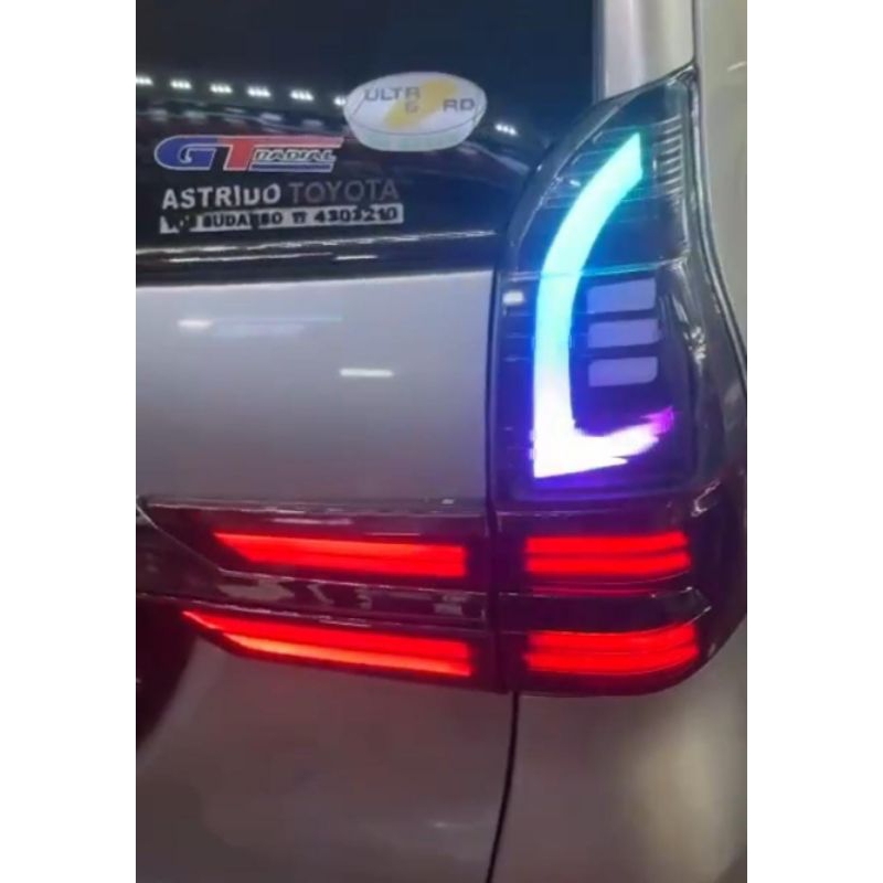 Stoplamp Grand Avanza Xenia 2019-2021 Smoke RED RGB MATRIX padlepop