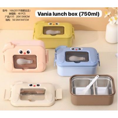 Kotak Nasi / Tepak nasi / Kotak bekal anak / kotak bekal sekolah/Lunch Box 750ML