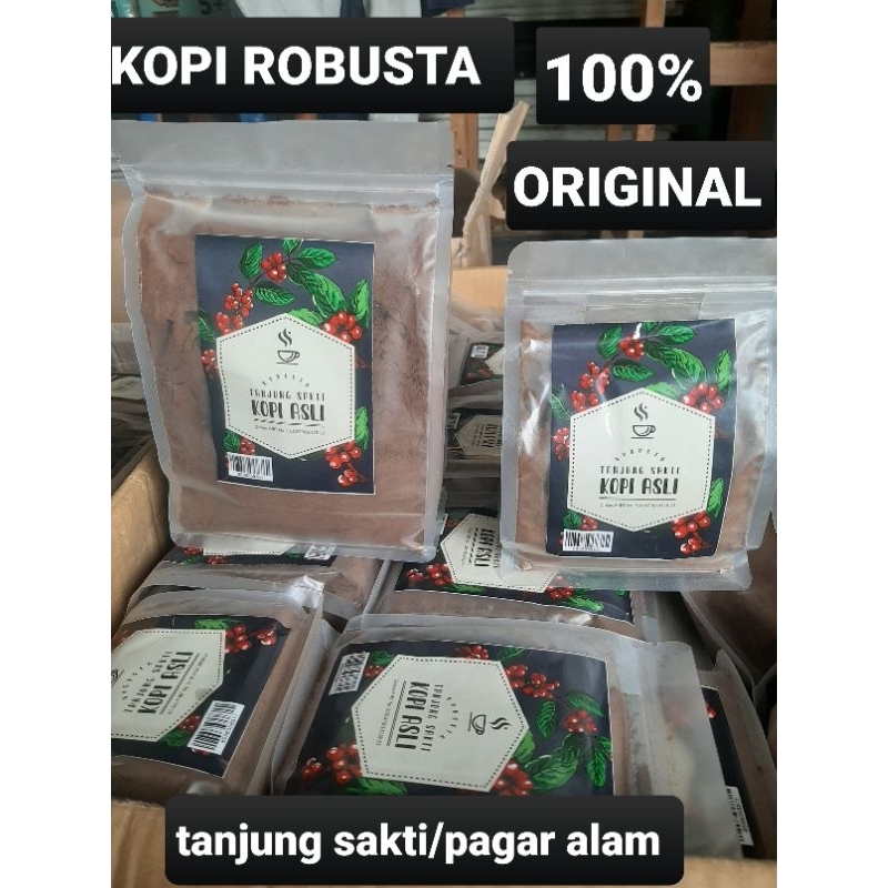 

KOPI BUBUK ROBUSTA ORIGINAL 250GR( PAGAR ALAM.TANJUNG SAKTI)