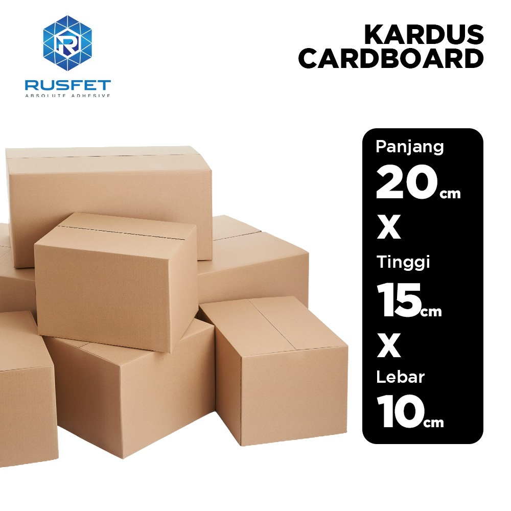 

Kardus Packing Box Packing 20x15x10 Kotak Polos Cokelat Satuan Packaging Single Wall Termurah
