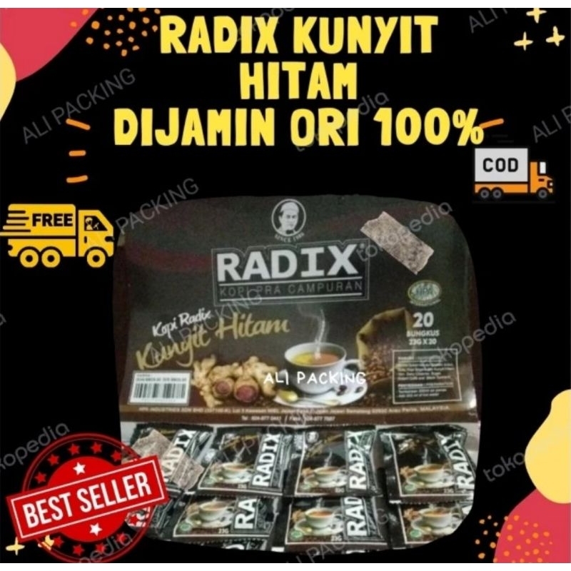 

Kopi Radix Kunyit Hitam HPA isi 20 Original