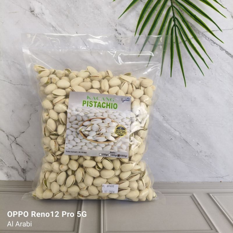 

kacang pistachio 1kg |fustuk |rosted salty pistachio |gurih