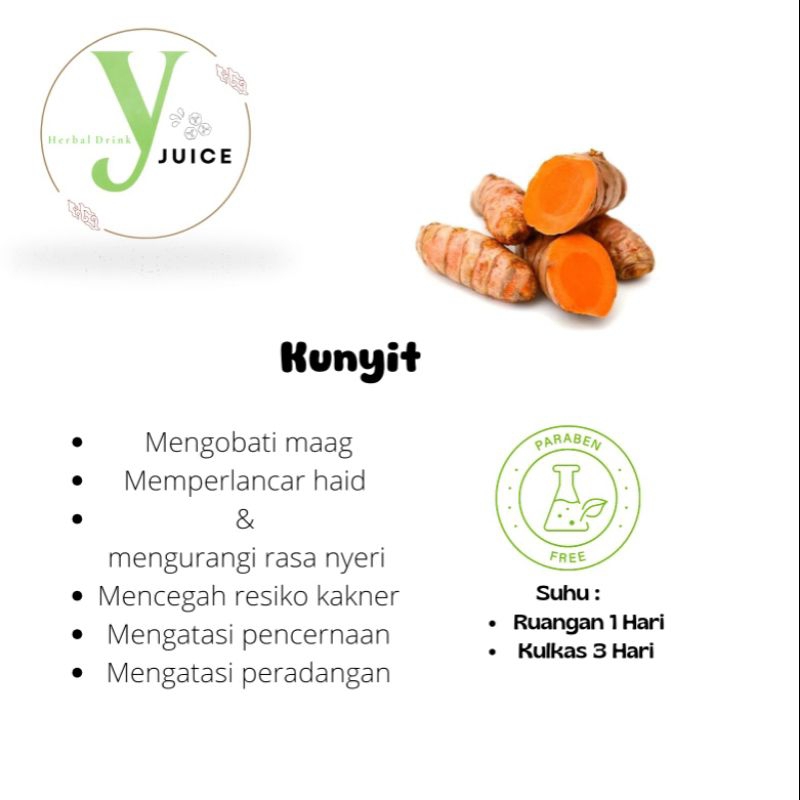 

KUNYIT Murni (1000 ml)