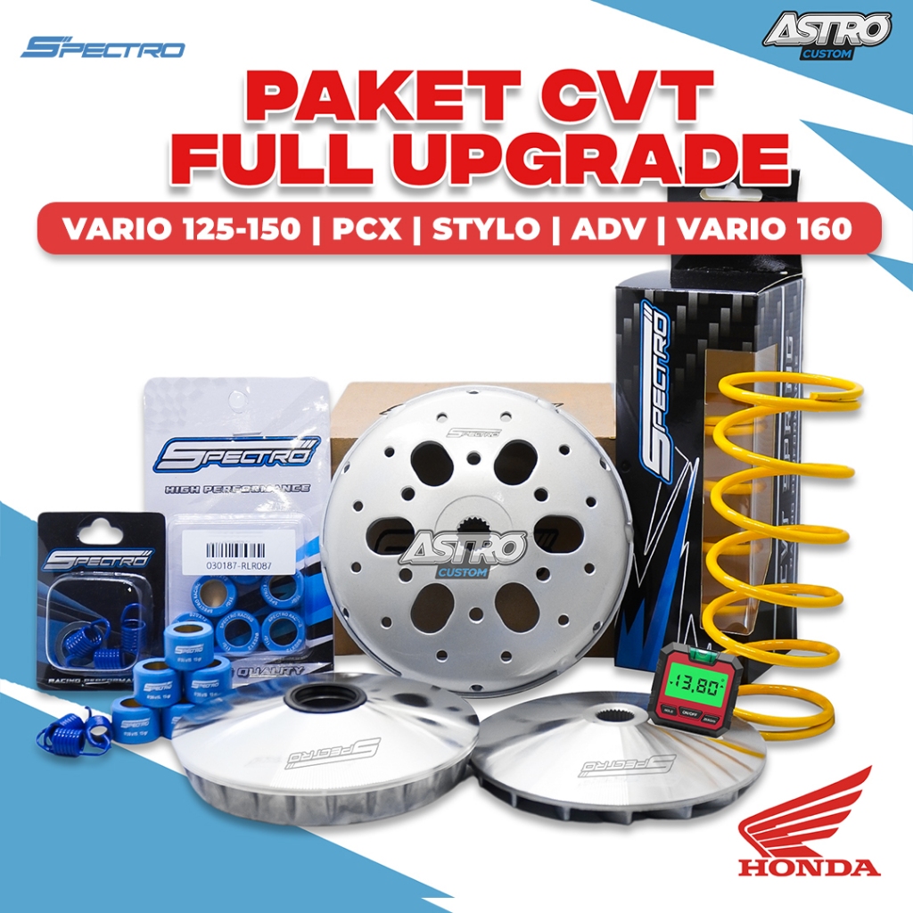 NEW Full Upgrade CVT Vario 125 150 PCX 160 STYLO 160 Meningkatkan Akselerasi Upgrade Tenaga Astro