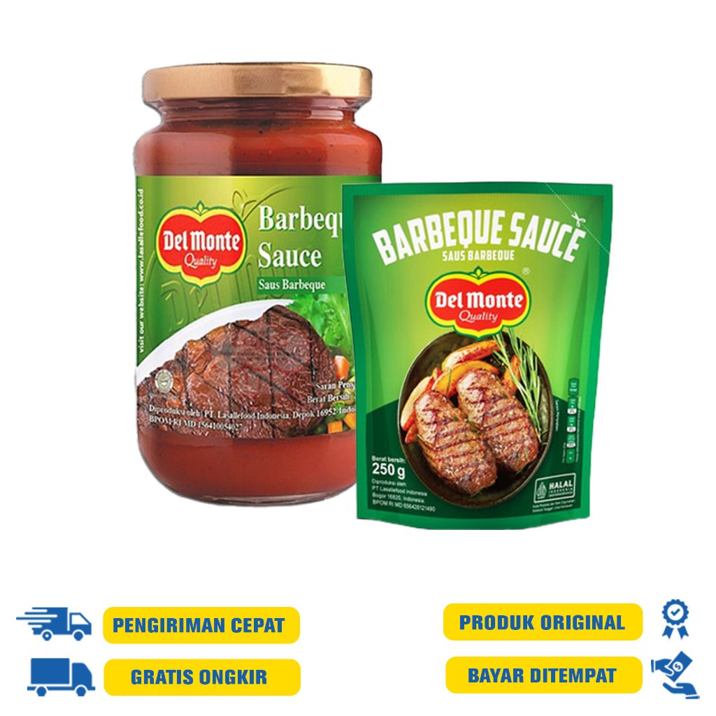 

Delmonte Saus Barbeque - Jar 365 G.R | Pouch 250 G.R