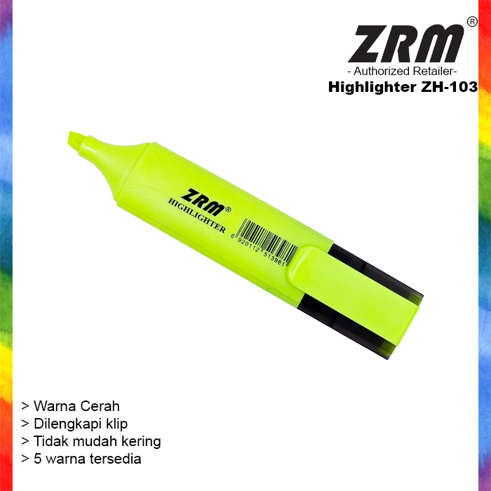 

Stabilo / Highlighter / Penanda Berwarna ZRM ZH-103