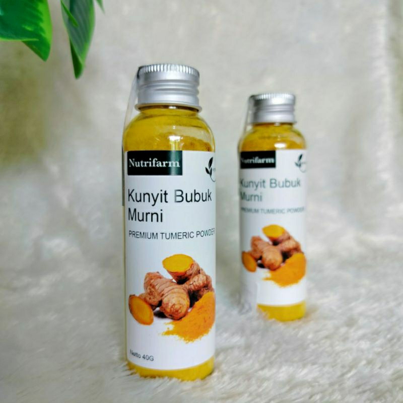 

Kunyit bubuk Nutrifarm 40 Gr| Rempah-rempah| bumbu dapur| bumbu masak
