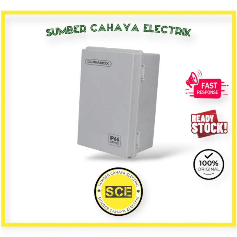 Junction Box Panel Plastik 190x290x140mm DURABOX / Box Panel Listrik