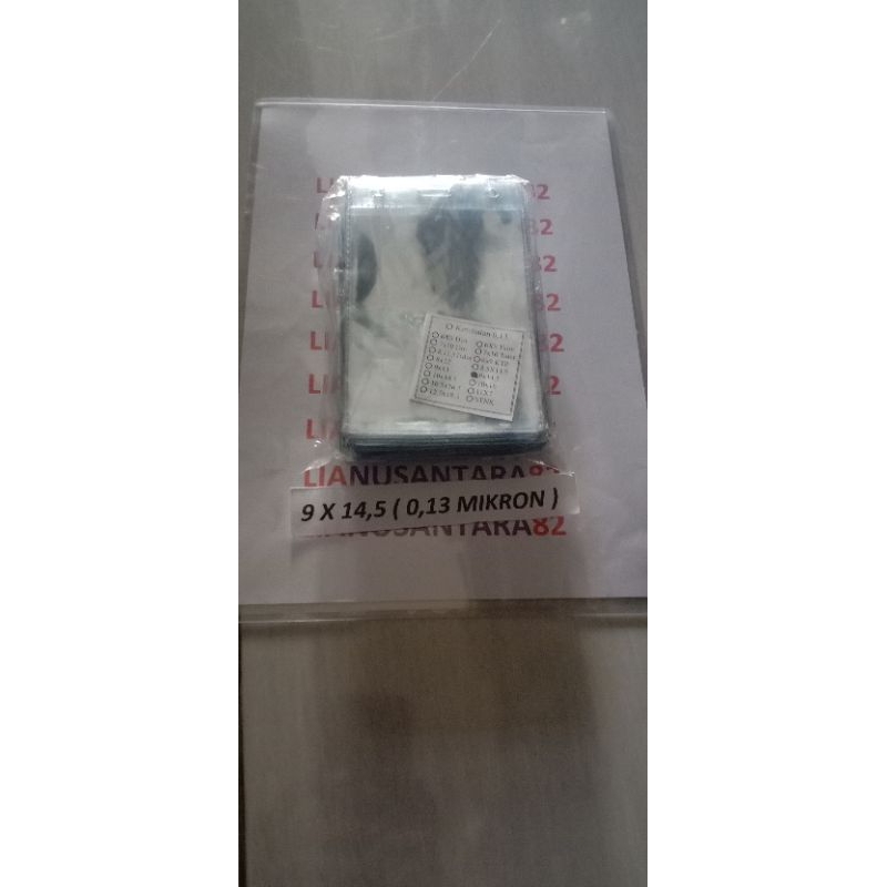 

plastik panitia UK 9 x 14,5 tebal plastik 0,13 mikron isi 100 pcs