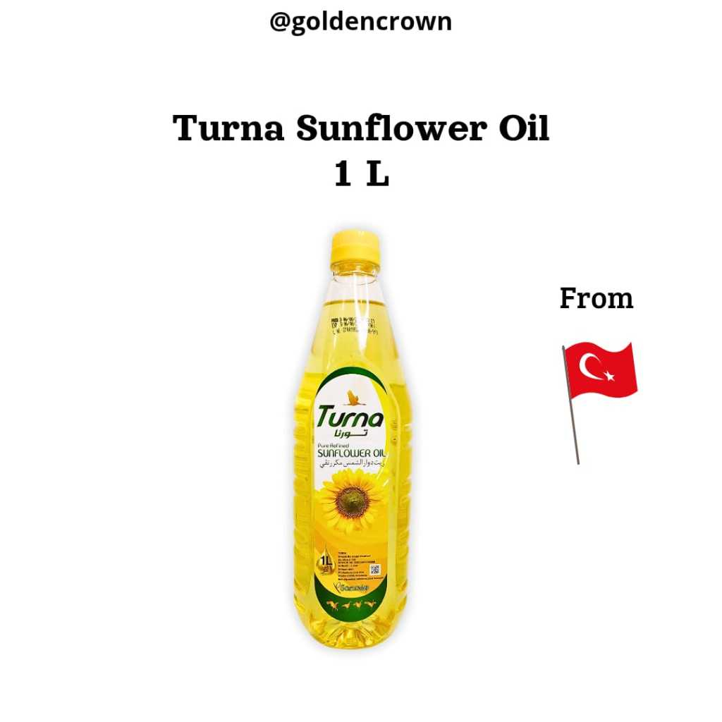 

Turna Sunflower Oil / Minyak biji bunga matahari 1 liter