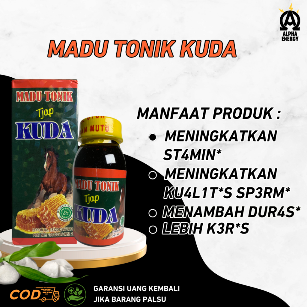 

Madu Tonik Kuda Hijau Madu Stamina Pria Alami Honey Asli Original Pabrik