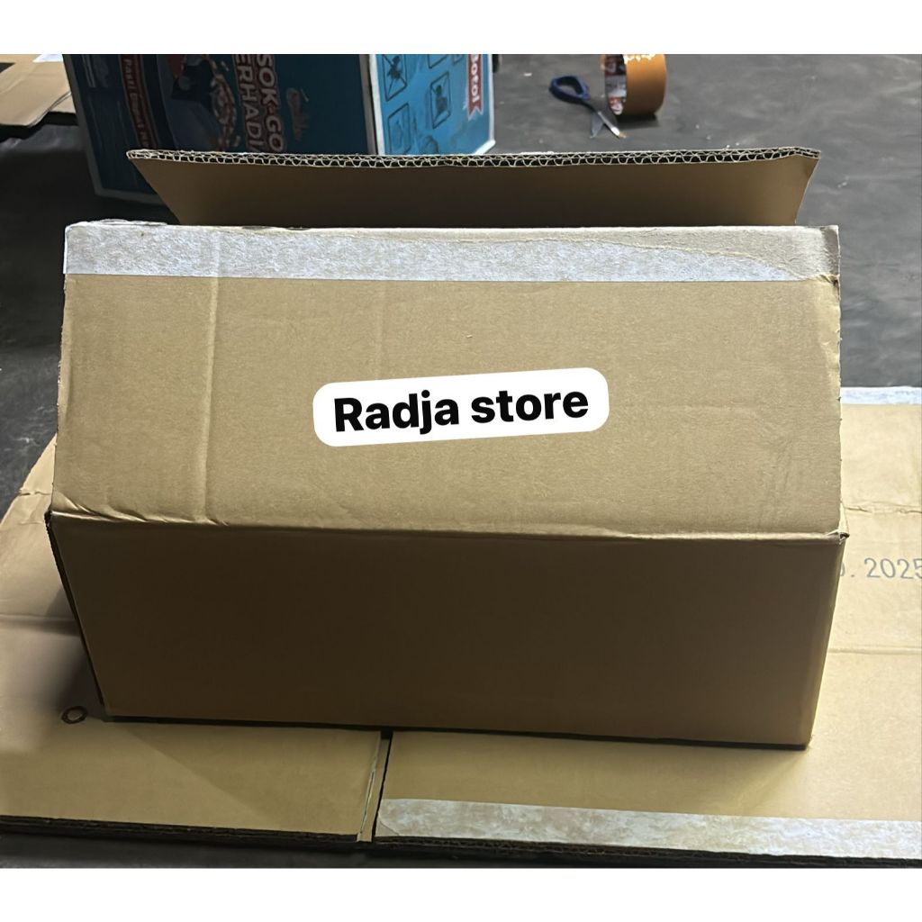 

KARDUS BEKAS PACKING UKURAN 37X30X14 DOUBLE WALL TEBAL