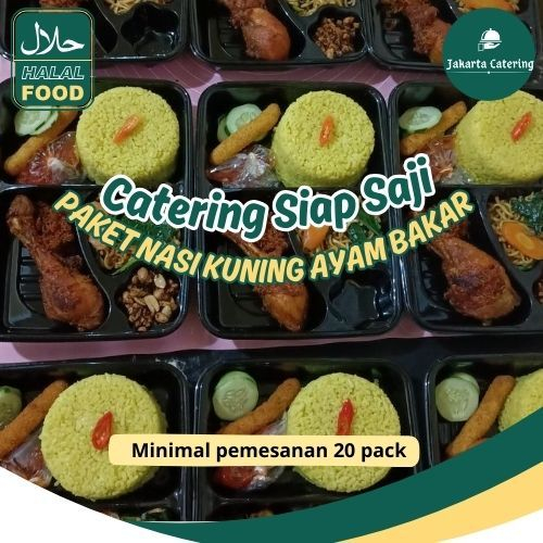 

Paket Nasi Kuning Bento Ayam Goreng Pot 8 Murah Makanan Instan Siap Saji Enak/Halal/Higenis