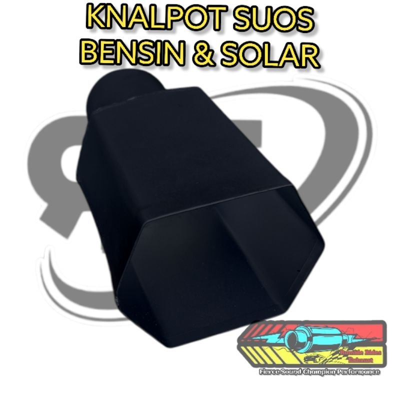 KNALPOT SUOS MOBIL BENSIN & SOLAR DILENGKAPI DENGAN BAUT