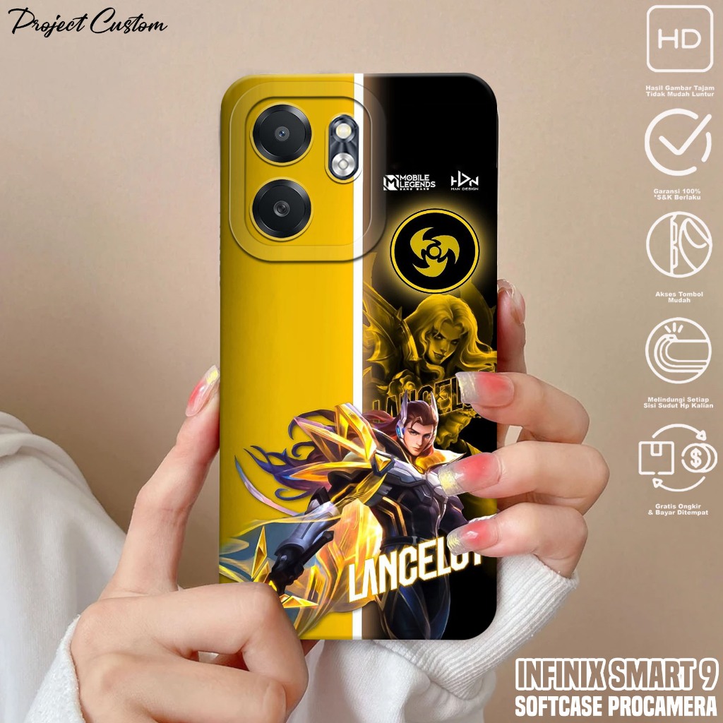 Softcase Hp Infinix Smart 9 - Casing Infinix Smart 9 ( Hero MobileLegend ) Silikon Hp Infinix Smart 