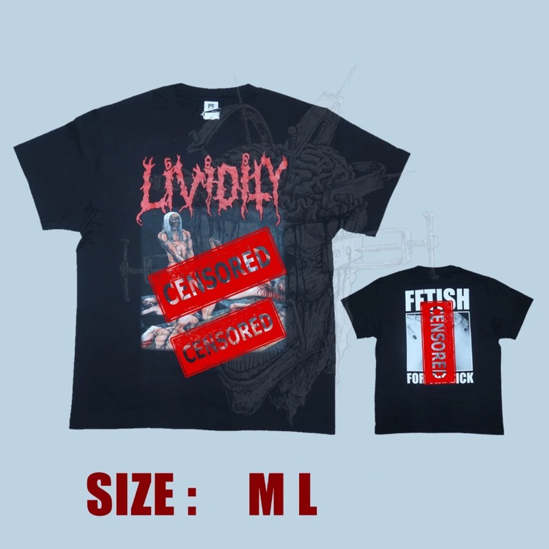 LIVIDITY fetish for the sick - TSHIRT ORIGINAL released By Brutalmind
