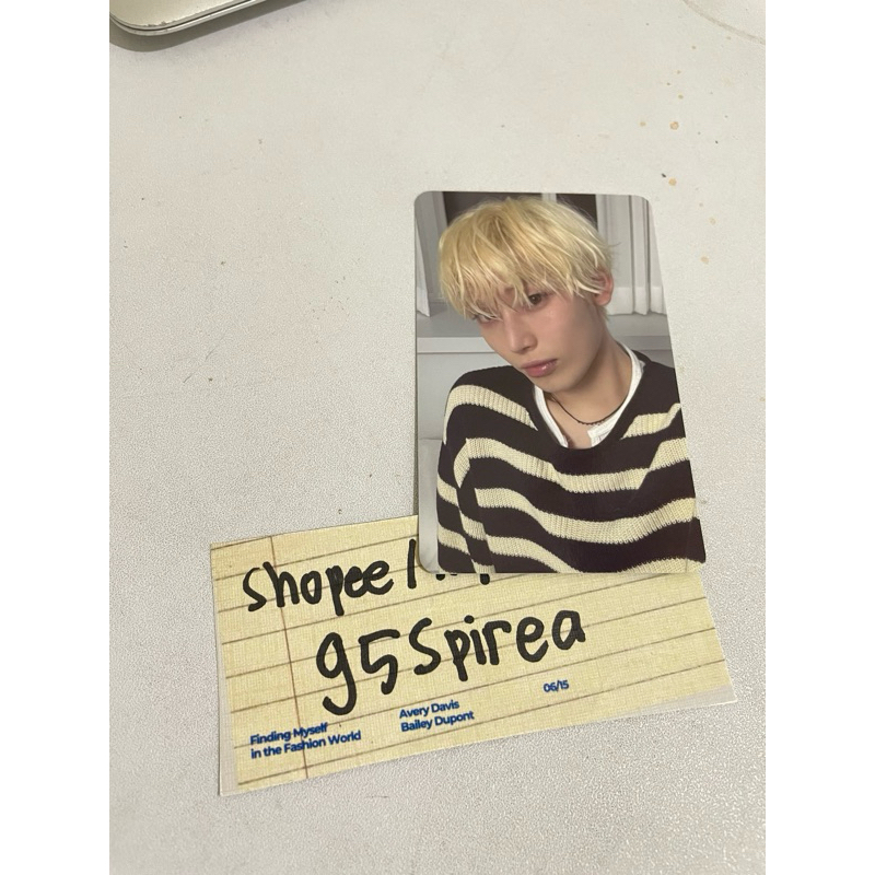 photocard sunoo garis daydream white midnight blue noon enhypen album official