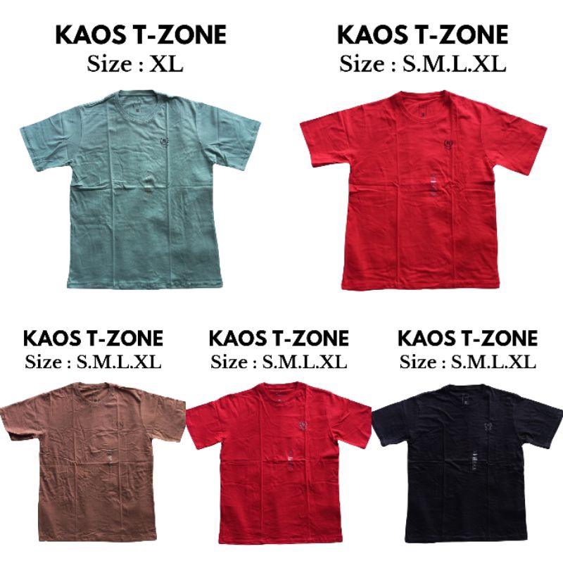 Kaos T-Zone Pria