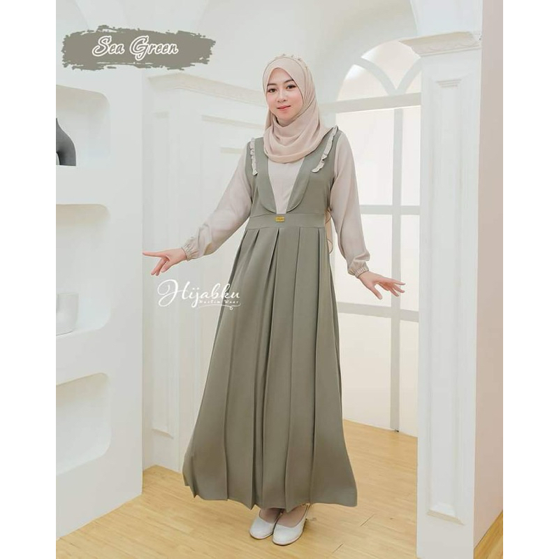 Bella Dress Hijabku Muslim Wear Gamis Wanita Dewasa