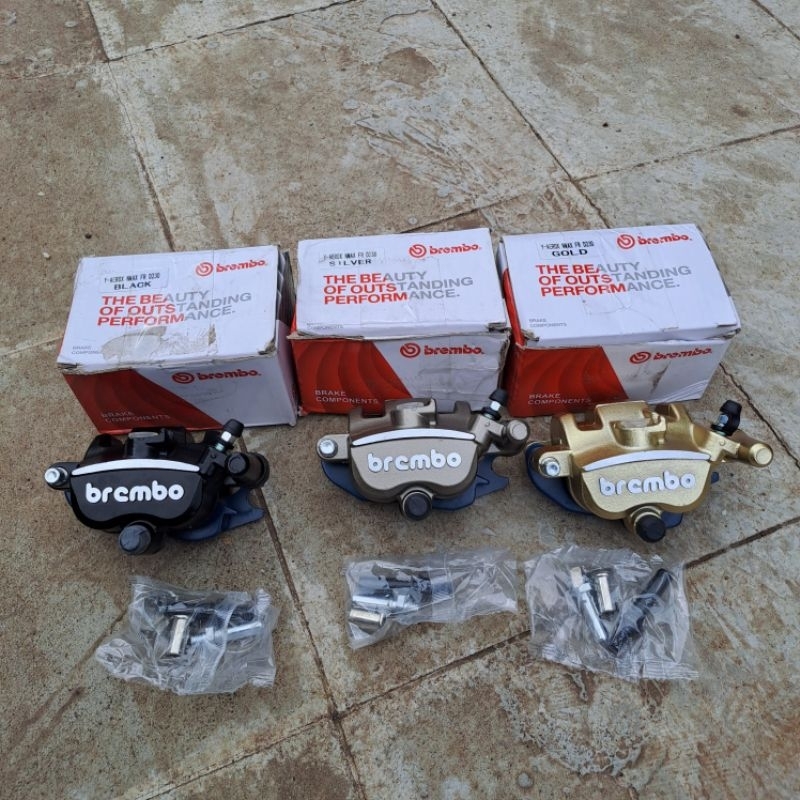 KALIPER BREMBO 2 PISTON KALIPER SAMURAI UNIVERSAL KE SEMUA MOTOR MATIC HEREX BEBEK
