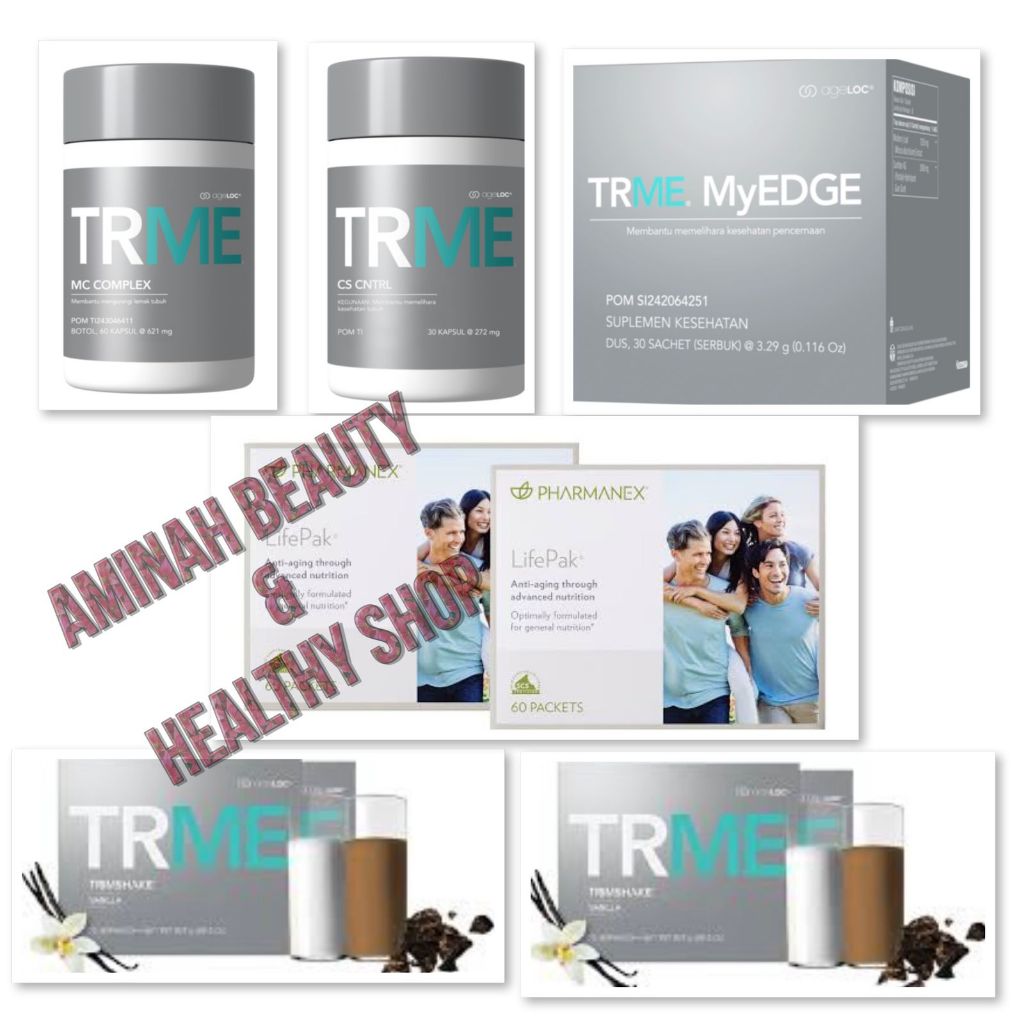 (AMINAH) Program Diet Turun Berat Badan TWS V2 TWS TRME 1 Bulan Tanpa Booster Jumpstart New Version 