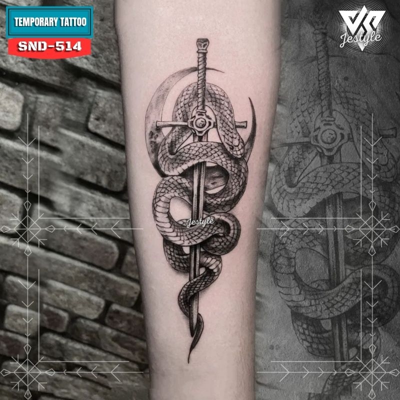 [SND-514] Tato Temporer Temporary Tattoo ular
