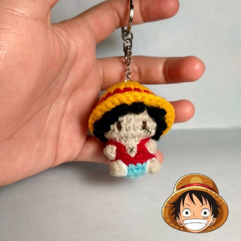 GANCI RAJUT"ONE PIECE~LUFFY"