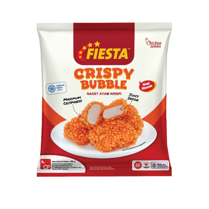 

FIESTA CHICKEN NUGGET CRISPY BUBBLE 400 GR
