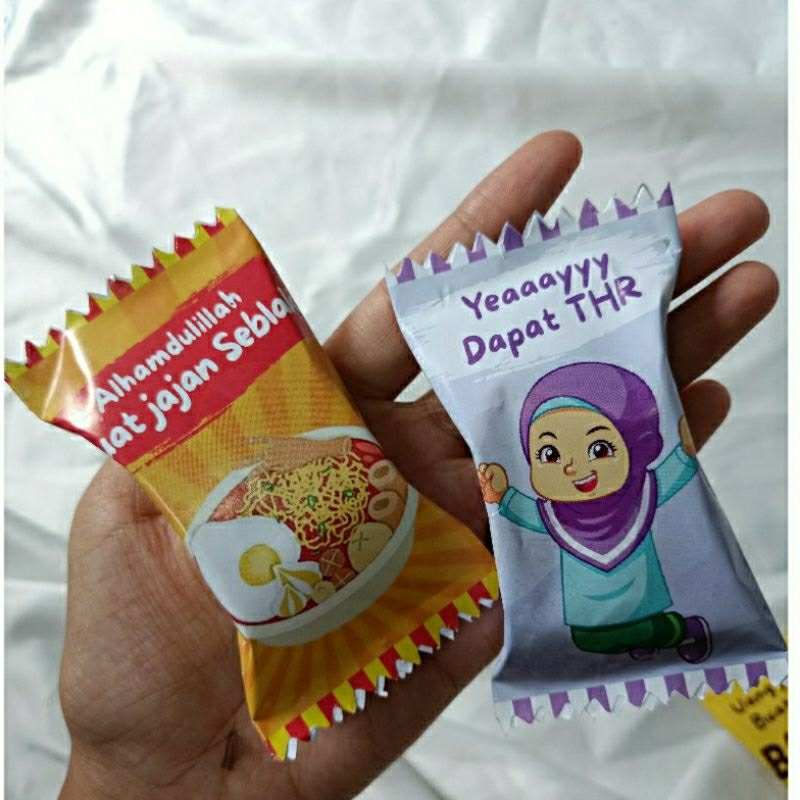 

Amplop Lebaran Bentuk permen isi 10