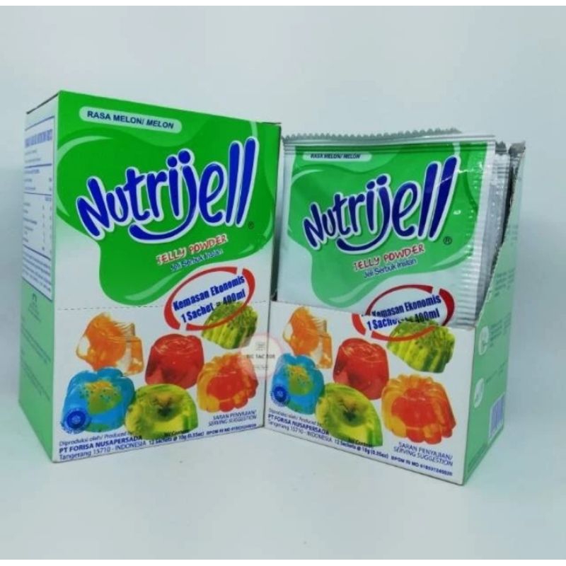 

nutrijell rasa melon10 gram isi 12 pcs