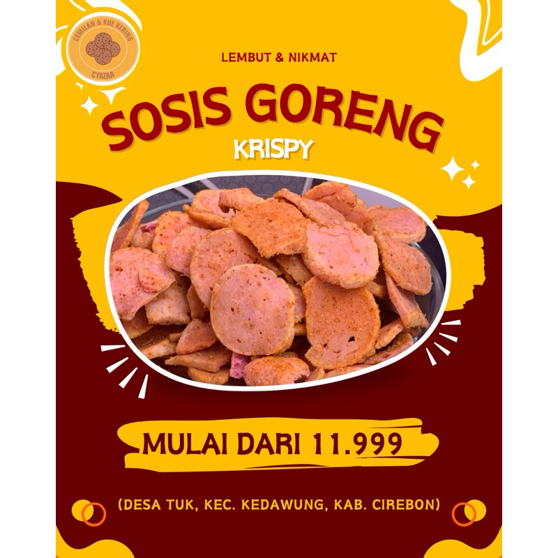 

Sosis Goreng Krispy/ 500 gram/ 250 gram/ 150 gram/ rasa pedas