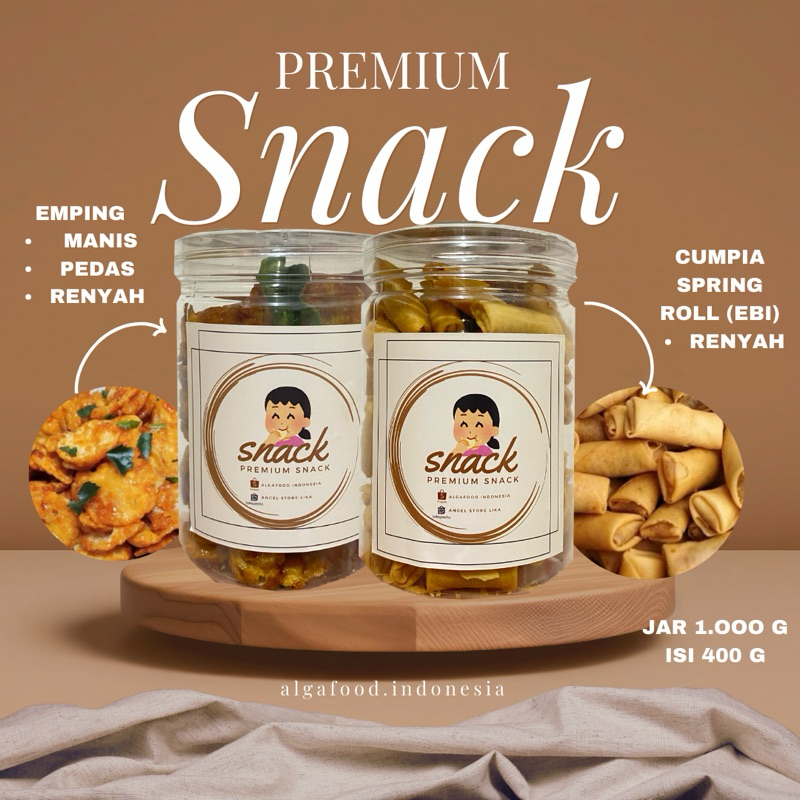 

hampers imlek Emping pedas manis, Cumpia spring roll