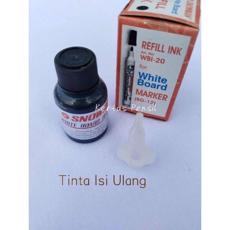 

Ink Refill White Board Marker / Tinta Isi Ulang Spidol Papan Putih / Tinta Spidol / WBI-20 for BG-12