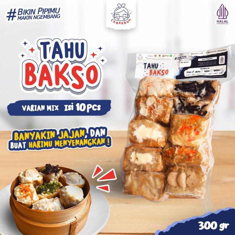 

Cheekbun FROZEN PACK - Tahu Bakso Mix isi 10pcs