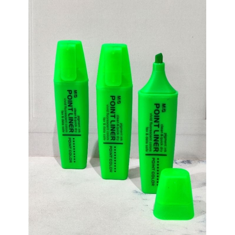 

Highlighter Warna Hijau Neon M&G AHM21572 Point Liner