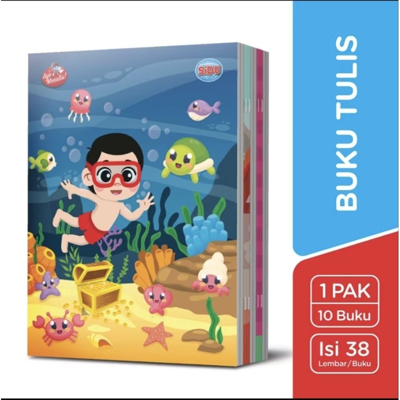 

BISMILLAH PROMO MURAH MERIAH Buku Tulis Sinar Dunia/Sidu 38 Lembar- Perpack isi 10