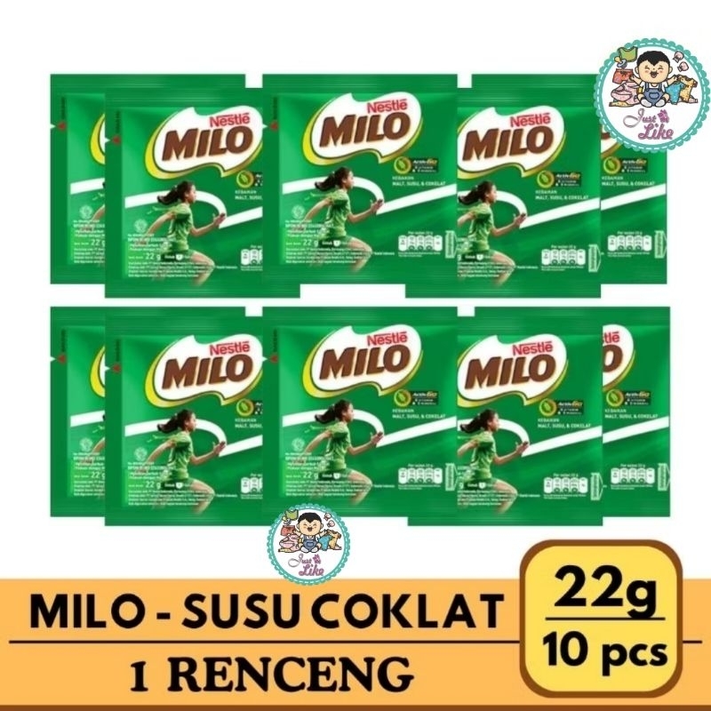 

MILO ACTIVE GO SUSU COKLAT SACHET @22g 1rebreng 10pcs