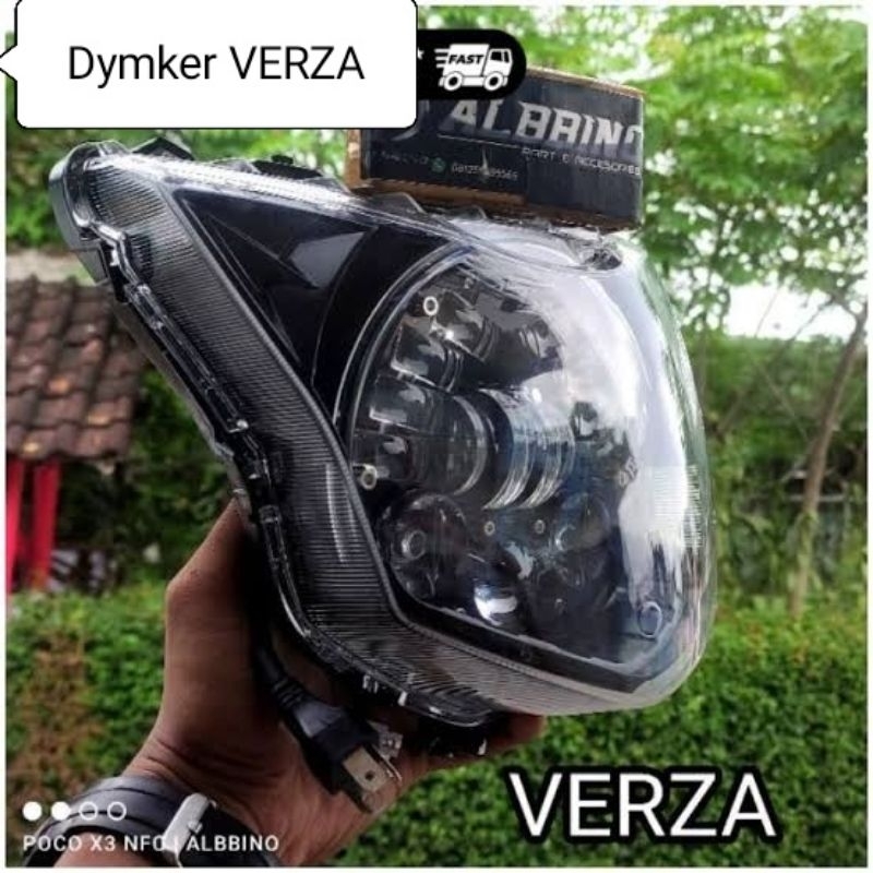 DYMKR Verza - Reflektor Old Verza 150 Lampu depan honda versa custome modifikasi headlamp bukan bile